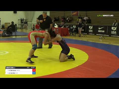 WM/53 KG/53 C, Kamila Barbosa, Brazil Vs Autumn Gordon, University Of The Cumberlands.mp4