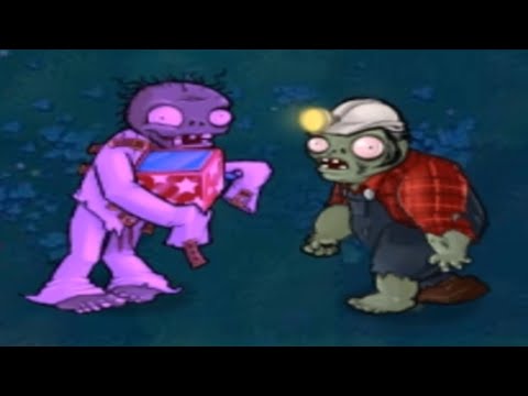 1 Jack-In-The-Box Zombie vs 1 Digger Zombie FIGHT // Plants vs Zombies