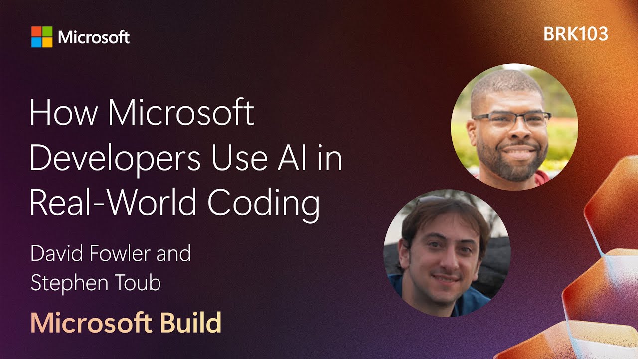 How Microsoft Developers Use AI in Real-World Coding | BRK103