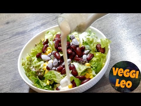 Das beste Salatdressing ohne Öl | vegan und sahnig