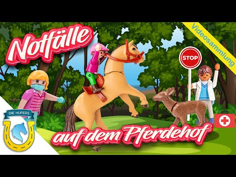 ⭕Playmobil Familie Hufer: Folgen Bundle 2: Notfälle | Playmobil KRANKENHAUS Geschichte | Kinderserie