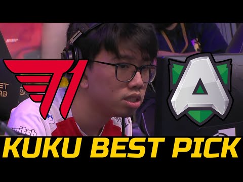 T1 VS ALLIANCE GAME 1 TI10 LOWER BRACKET - KUKU TI10 SIGNATURE MAGNUS PICK