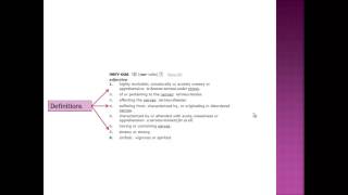 Using an Online Dictionary