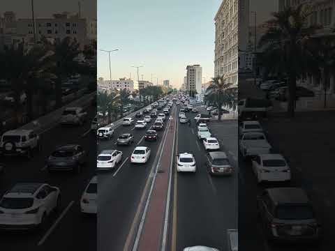 Traffic in Jeddah Saudi #jeddah #highway  #car #asmr #shortvideo #shorts #traffic #rushhour #travel