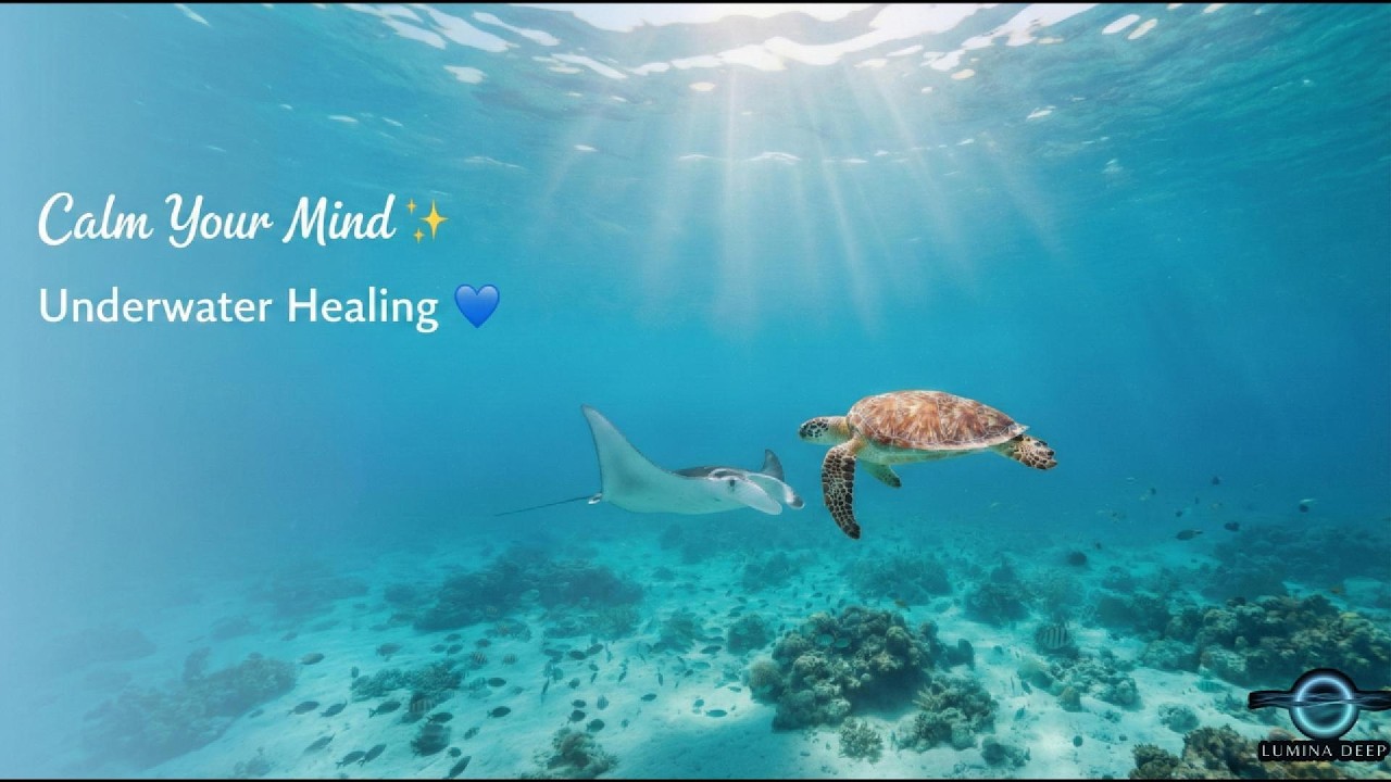 Cinematic Maldives Underwater 🐢 Relaxing Sleep Music for Inner Peace & Joy | Lumina Deep