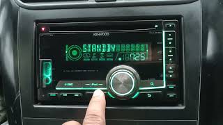 kenwood car stereo clock set