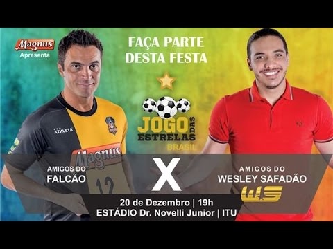 Gols Amigos do Falcão 8 x 10 Amigos do Wesley Safadão | Jogo das Estrelas