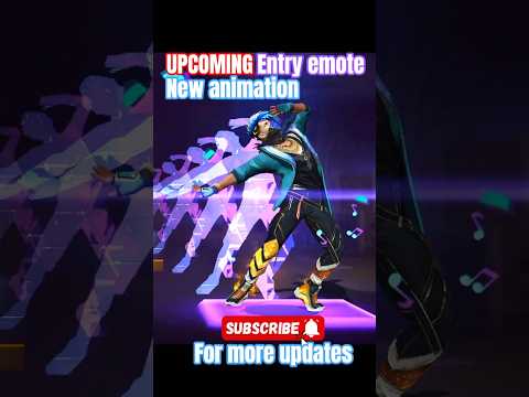 UPCOMING NEW ENTRY EMOTE IN FREE FIRE