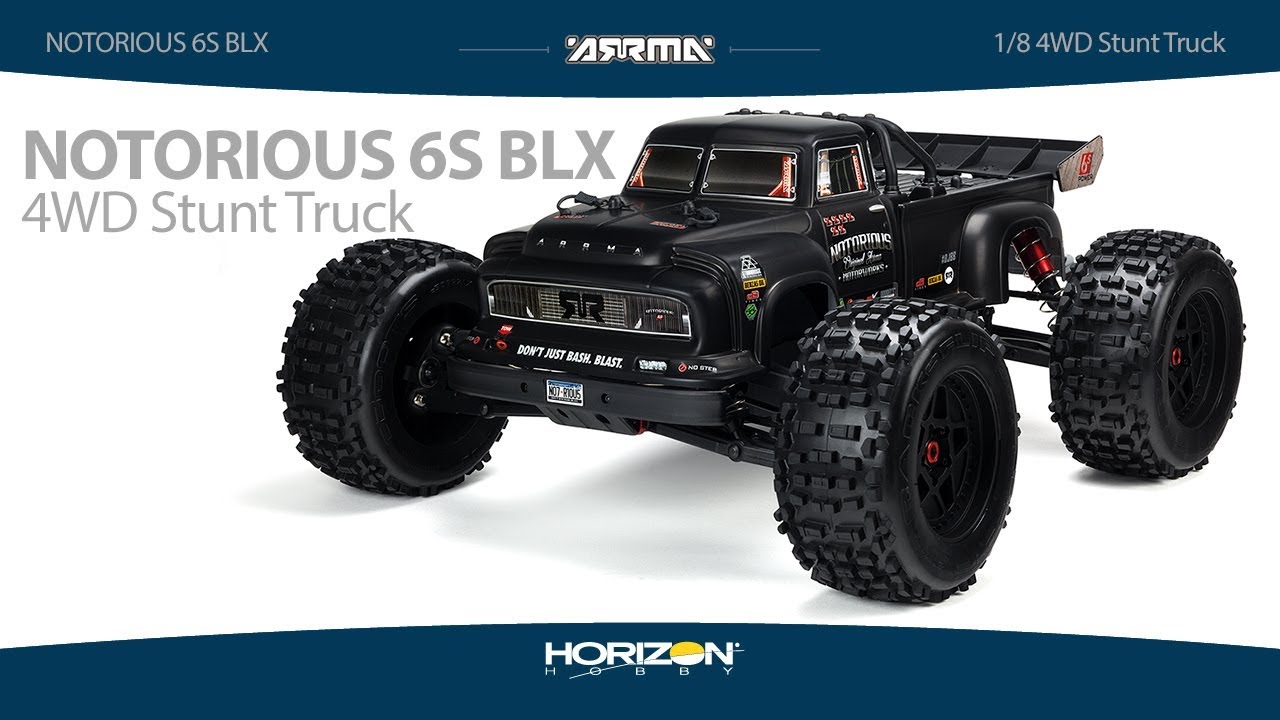 Arrma Notorious 6S BLX 1:8 4WD RTR černá