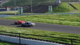 Jaguar XJ6 racing at Sears Pointless 24 hours of Lemons