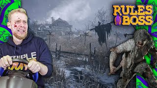 "STEERING WHEEL ONLY" RESIDENT EVIL VILLAGE CHALLENGE! | Rules Boss