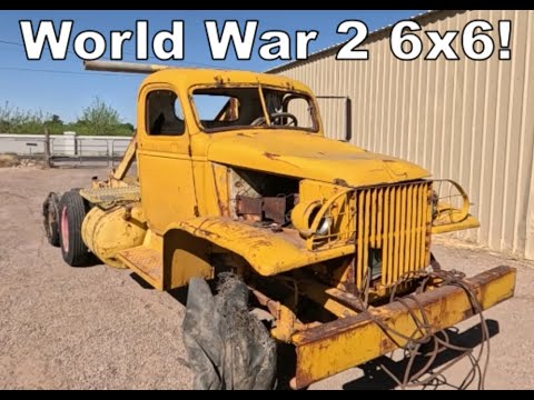 Saved From Scrap! WW2 CCKW 6x6, Will it Run?  I Need Help...