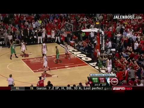 Bulls vs Celtics Game 6 3OT AMAZING!!! 2009 NBA Playoffs - Jalen Rose on ESPN