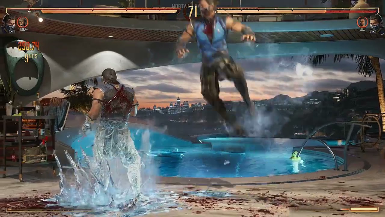 Sub Zero 50% Midscreen Combo MK1