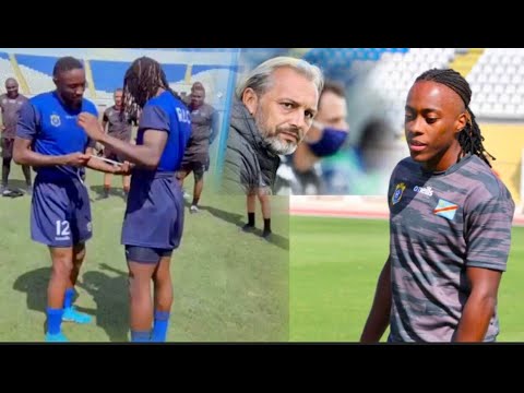 STAGE DES LEOPARDS, ACCUEIL RÉUSSI POUR ARNAUD LUSAMBA QUI REÇOIT LES ENCOURAGEMENTS DE YOANE WISSA