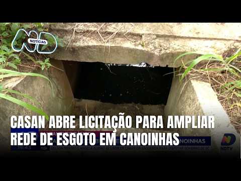 Canoinhas terá expansão no sistema de esgoto com nova licitação da Casan