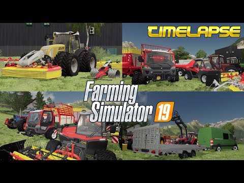 ALPINE Power - GRASSLAND DAY in ERLENGRAT! 💪🏽😍🚜💨 | [FS19] - Timelapse Erlengrat