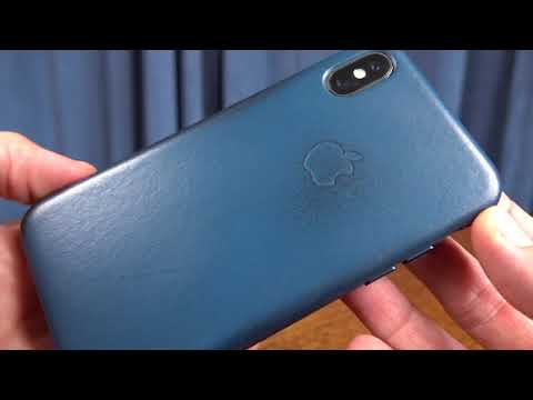 Apple's iPhone X Leather Case 6 months later