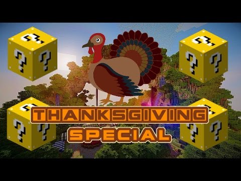 MUTANT TURKEY!!! Lucky Block Challenge: Thanks Giving Special: Minecraft
