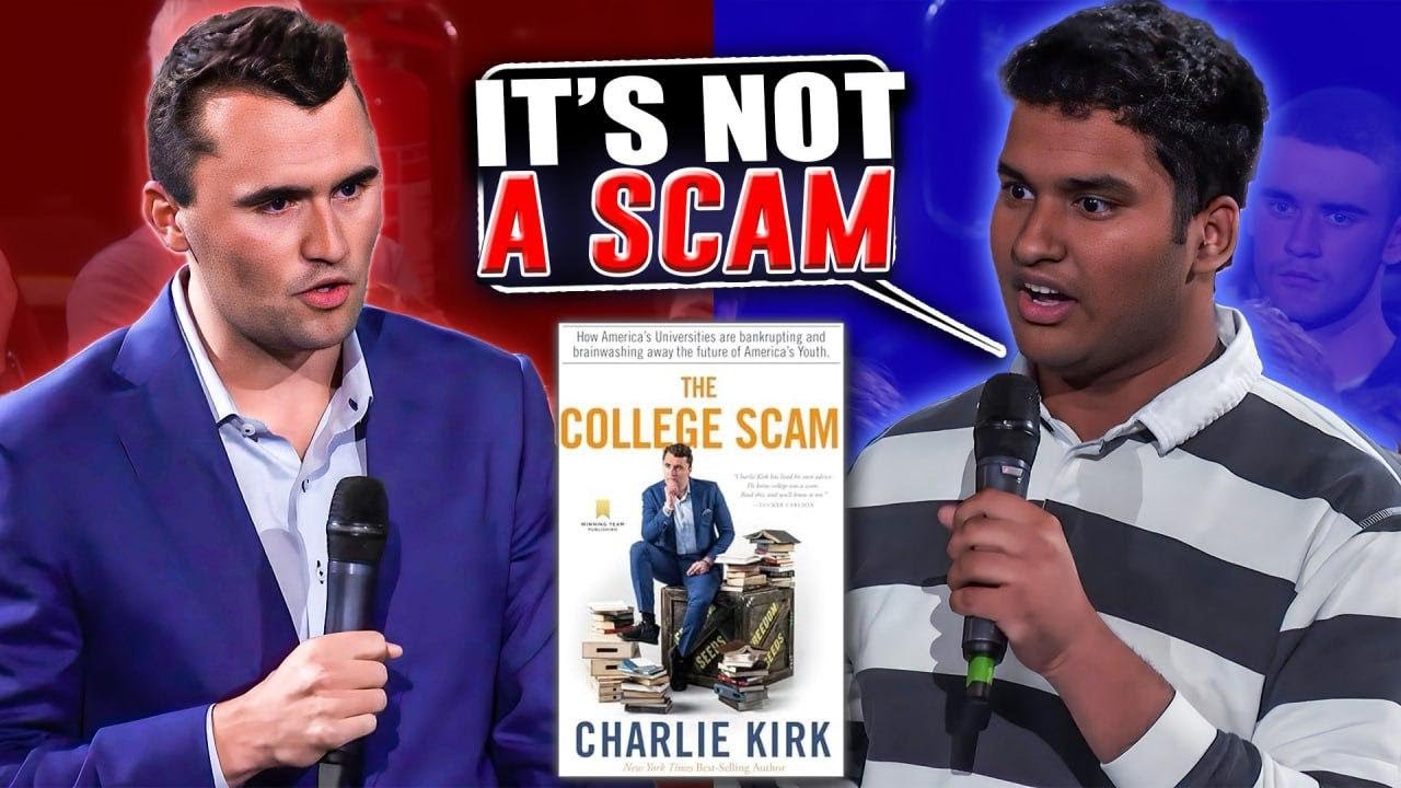 Charlie Vs Student at Cambridge: College is a Scam