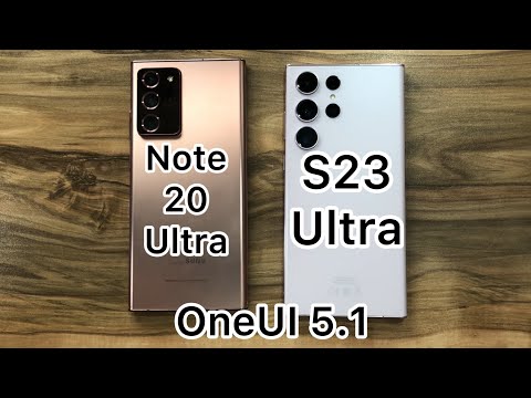 OneUI 5.1 / Samsung Galaxy S23 Ultra vs Samsung Galaxy Note 20 Ultra