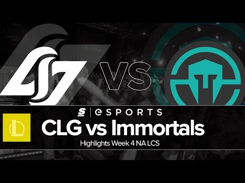 Highlights: CLG vs IMT (NA LCS Summer W4D1 Full Series)