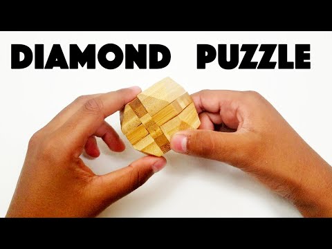 How to solve a 12 piece wooden Diamond Puzzle