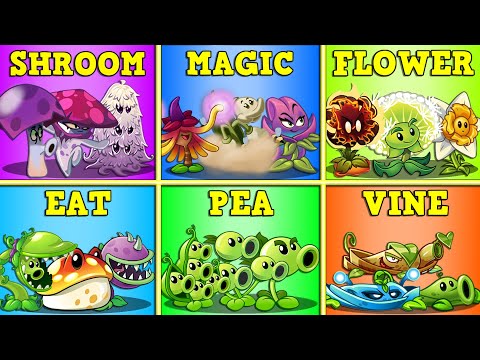 Random 16 Best Team Plants vs All Zombies - Who Will Win? - PvZ 2 Teams Plant Battlez