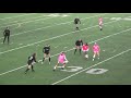 ECNL game volley goal (#17 bright pink) (10-27-18)