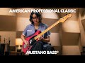 Fender American Professional Classic Mustang Bass Faded Dakota Red thumbnail 8