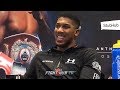 ANTHONY JOSHUA'S FULL MEDIA ROUNDTABLE IN NEW YORK FOR HIS JOSHUA VS MILLER FIGHT