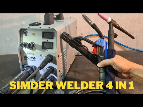 4 in 1 Multi Welder (Mig, Mag, Tig and ARC) - Simder Mig-250 welder machine