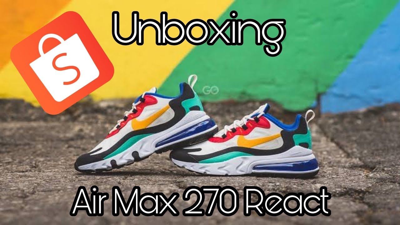 Watch Now COMPREI UM NIKE AIR MAX 270 REACT NA SHOPEE - Unboxing ‹ Leco_cris › COMPREI UM NIKE AIR MAX 270 REACT NA SHOPEE - Unboxing ‹ Leco_cris ›