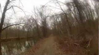 preview picture of video 'HD bike ride from Rocky Hill to Kingston, NJ via the Delaware Raritan Canal tow path'