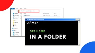 Open cmd in folder | How to open command prompt in a folder