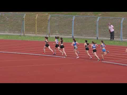 600m [Ž], IV. skupina, srebrna Galić i brončana Gabrić - Pojedinačno PH za kadete i kadetkinje 2021