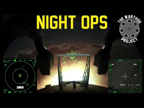 A-10C Simulator- Night BRRTTT with an Emergency Landing