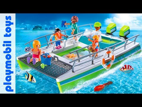 Unpack Playmobil Sports and Action 9233 Glass Bottom Boat