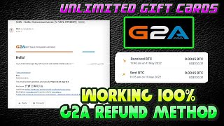HOW TO GET ANY GIFT CARD FOR FREE | G2A Refund Glitch | 2022