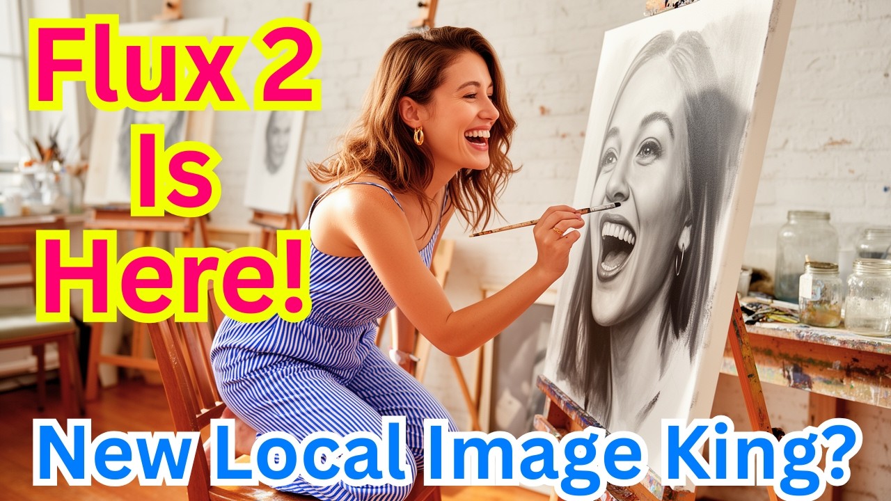 Flux 2 Is Here! And It Runs Natively in ComfyUI! (Walkthrough: How To Run This) video thumbnail