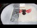 ASMR Owl Design On Ice Cream Rolls Satisfying ASMR