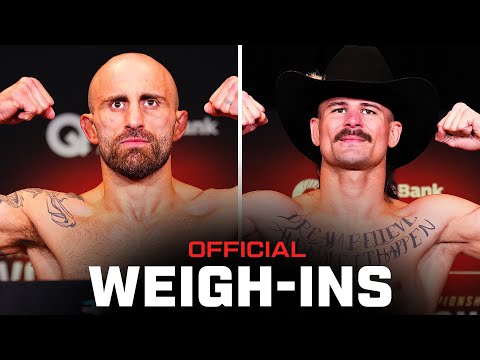 UFC 325 Weigh-In Results
