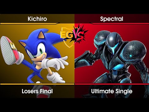 EGVS Weekly #59 Losers Final - Kichiro (Sonic) Vs. Spectral (Dark Samus) SSBU Ultimate Tournament