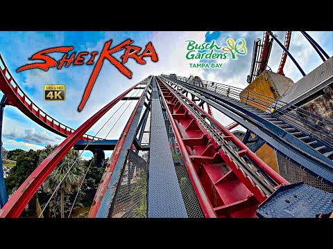 Front row point of view footage of SheiKra