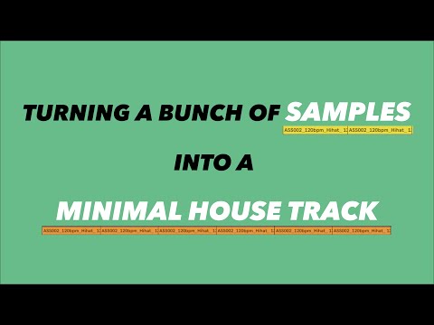 making a minimal house track just with samples | distilled noise
