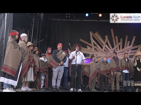 Walk for Reconciliation 2017 Namwayut Blanket Honour Ceremony WE ARE ALL ONE Vancouver
