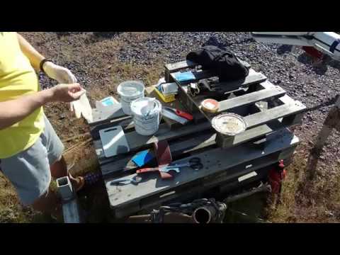 Hull Sanding and Fairing  [Way Out Sailing, Step 2]