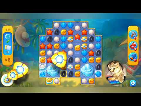 Fishdom 2022, no Boosters,   821     level  -  прохождение без бустеров,   821   уровень.