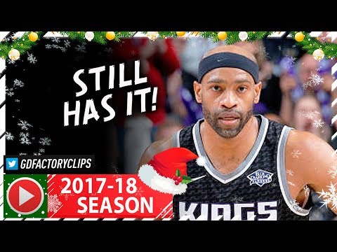 40 Yr-Old Vince Carter Full Highlights vs Cavaliers (2017.12.27) - 24 Pts, CRAZY Shooting!