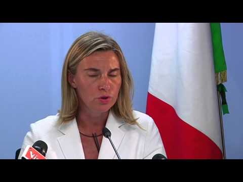 Ministro Mogherini Consiglio UE su Gaza